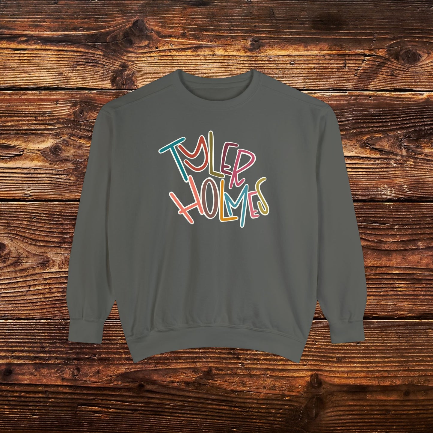 Women's Multi-Colored Tyler Holmes Garment-Dyed Sweatshirt