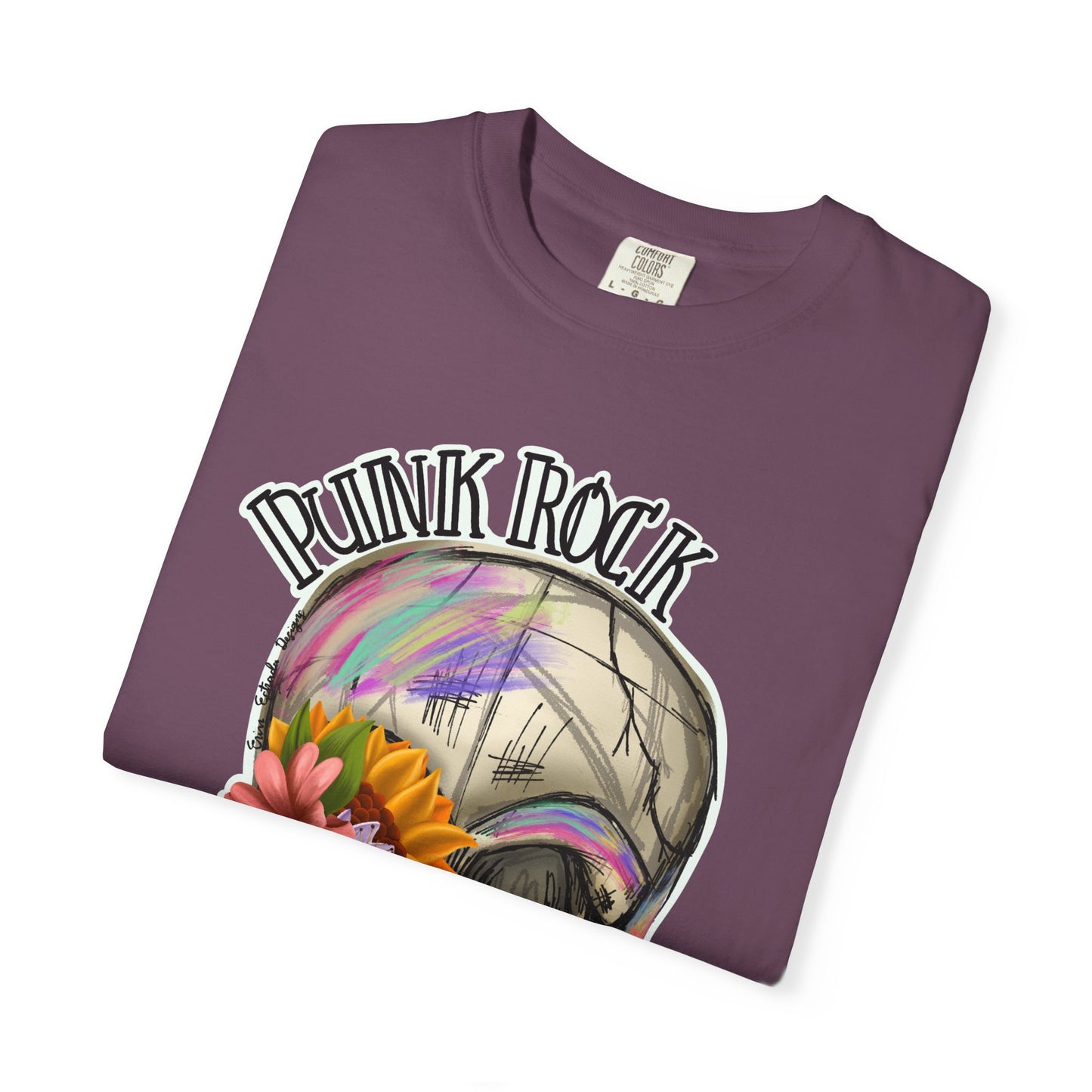 Punk Rock Flower Child T-Shirt - Unisex Graphic Tee