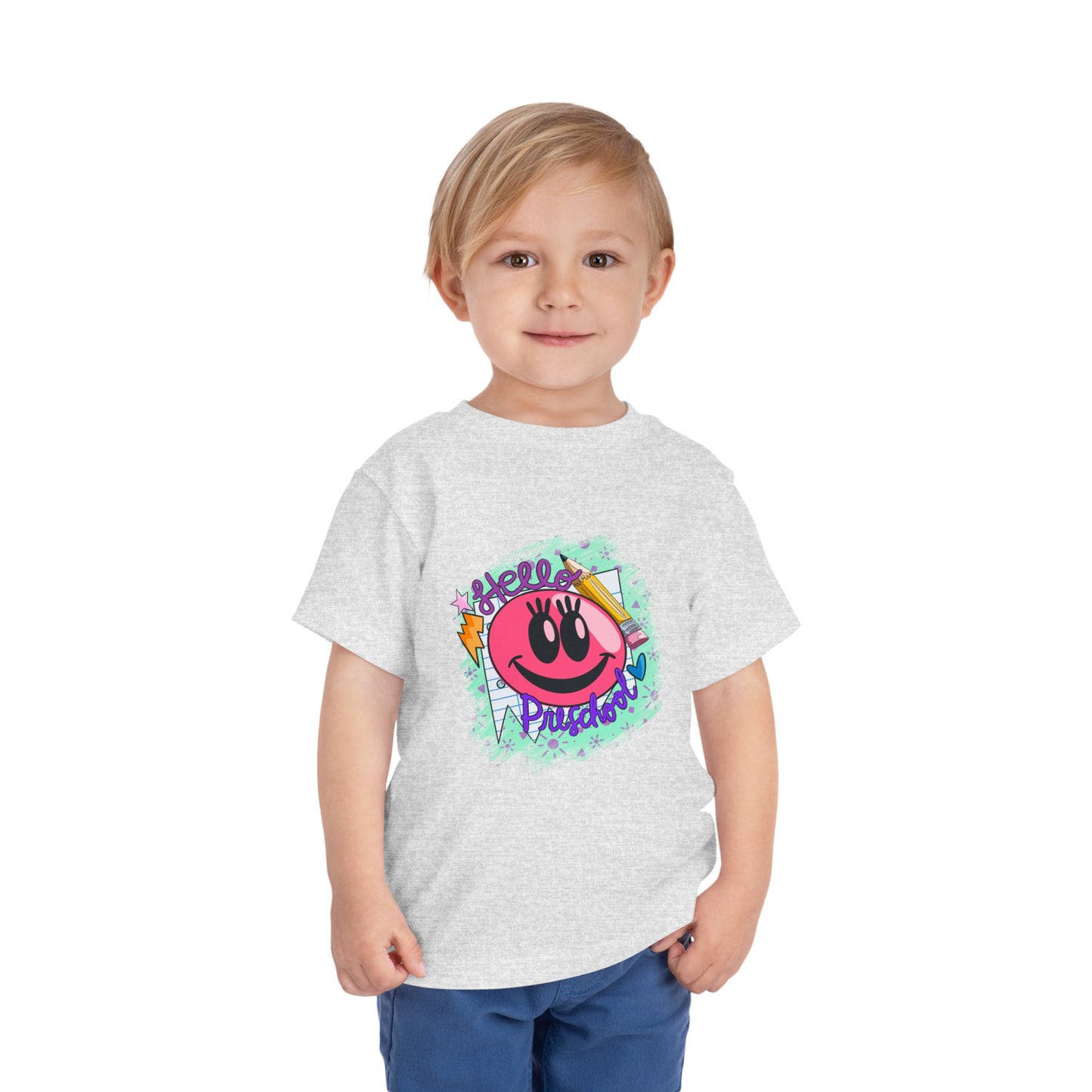 Hello Preschool and Hello Kindergarten Toddler T-Shirts