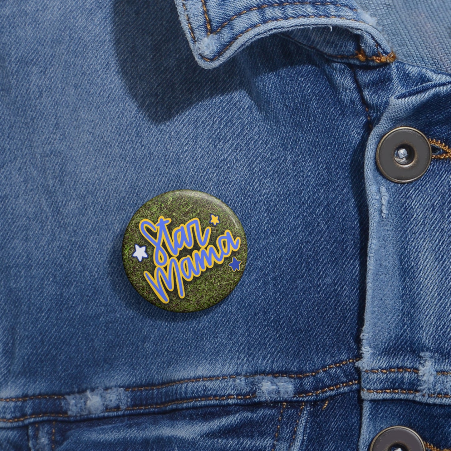 Star Mama Pin Buttons