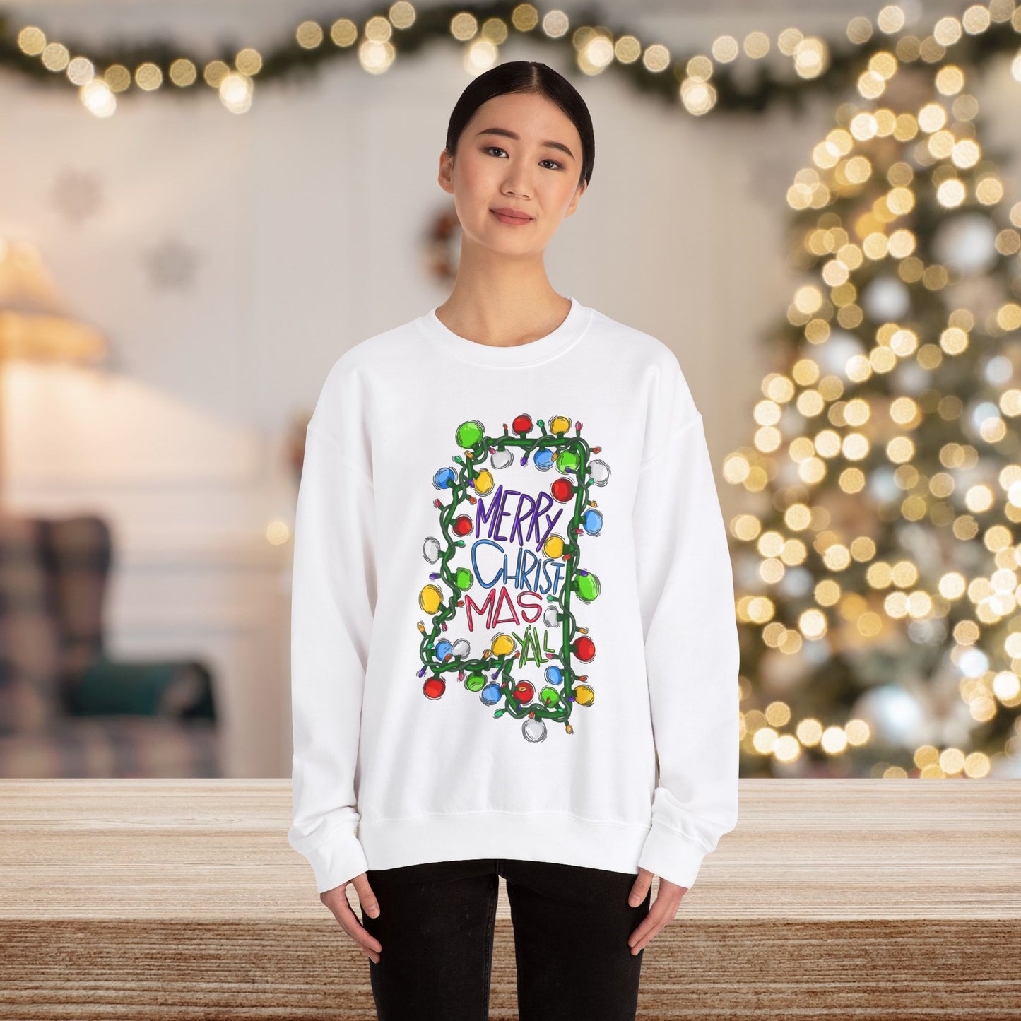 Merry Christmas Y'all Mississippi Sweatshirt