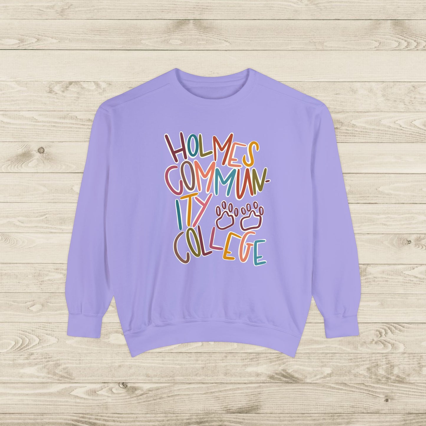 Women's Multi-Colored HCC Elementary Garment-Dyed Sweatshirt