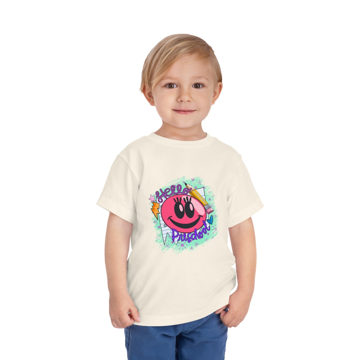 Hello Preschool and Hello Kindergarten Toddler T-Shirts