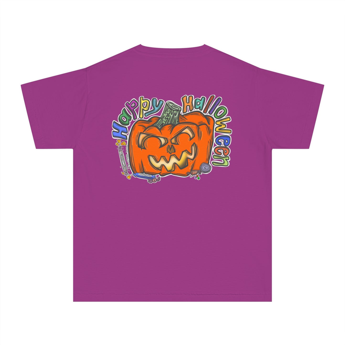 Youth Unisex Halloween T-Shirt - Comfort Colors
