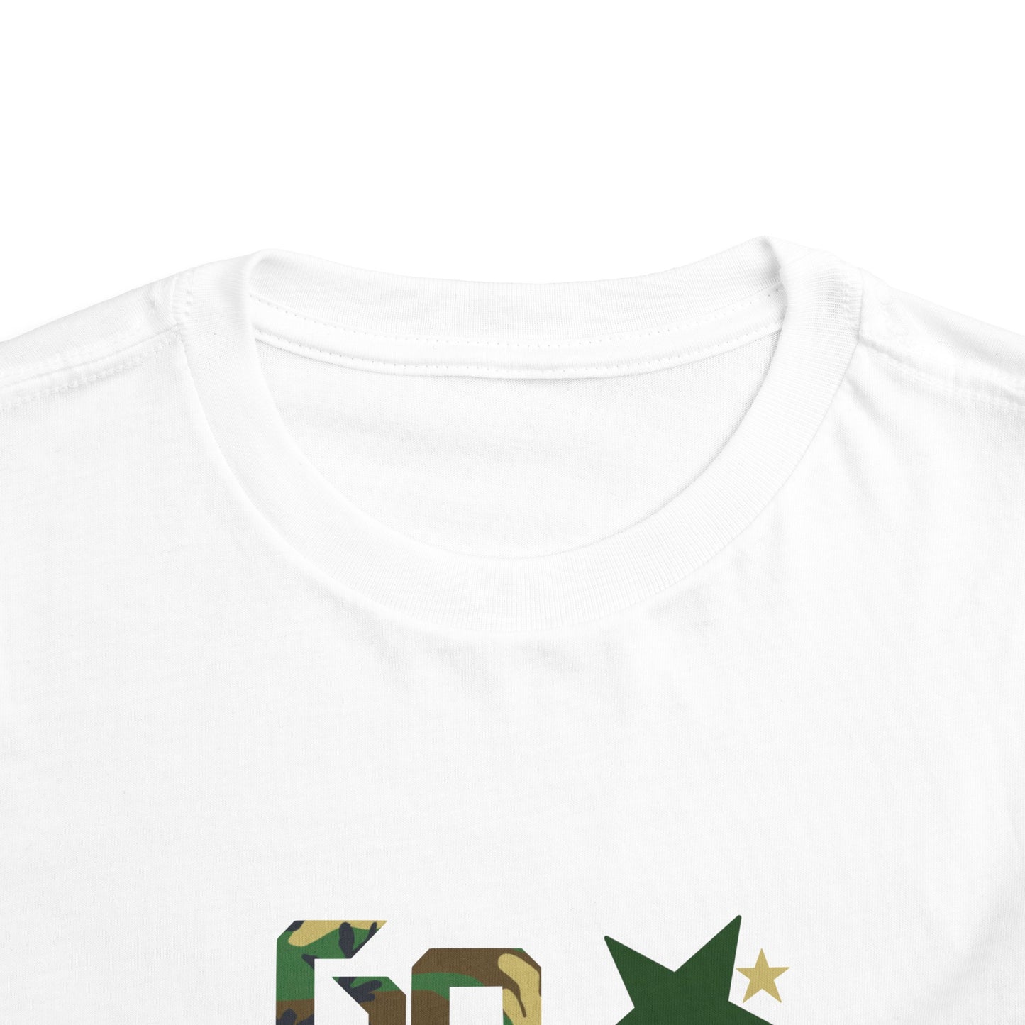 Toddler 'Go Stars' in Camo T-Shirt