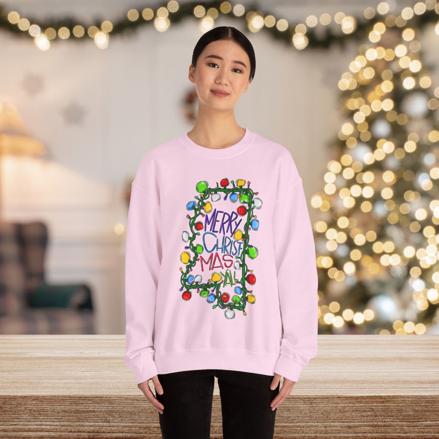 Merry Christmas Y'all Mississippi Sweatshirt