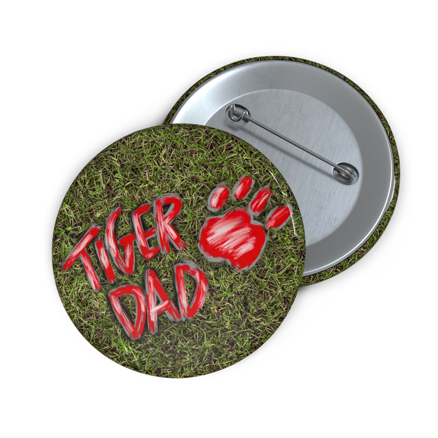 Tiger Dad Pin Buttons