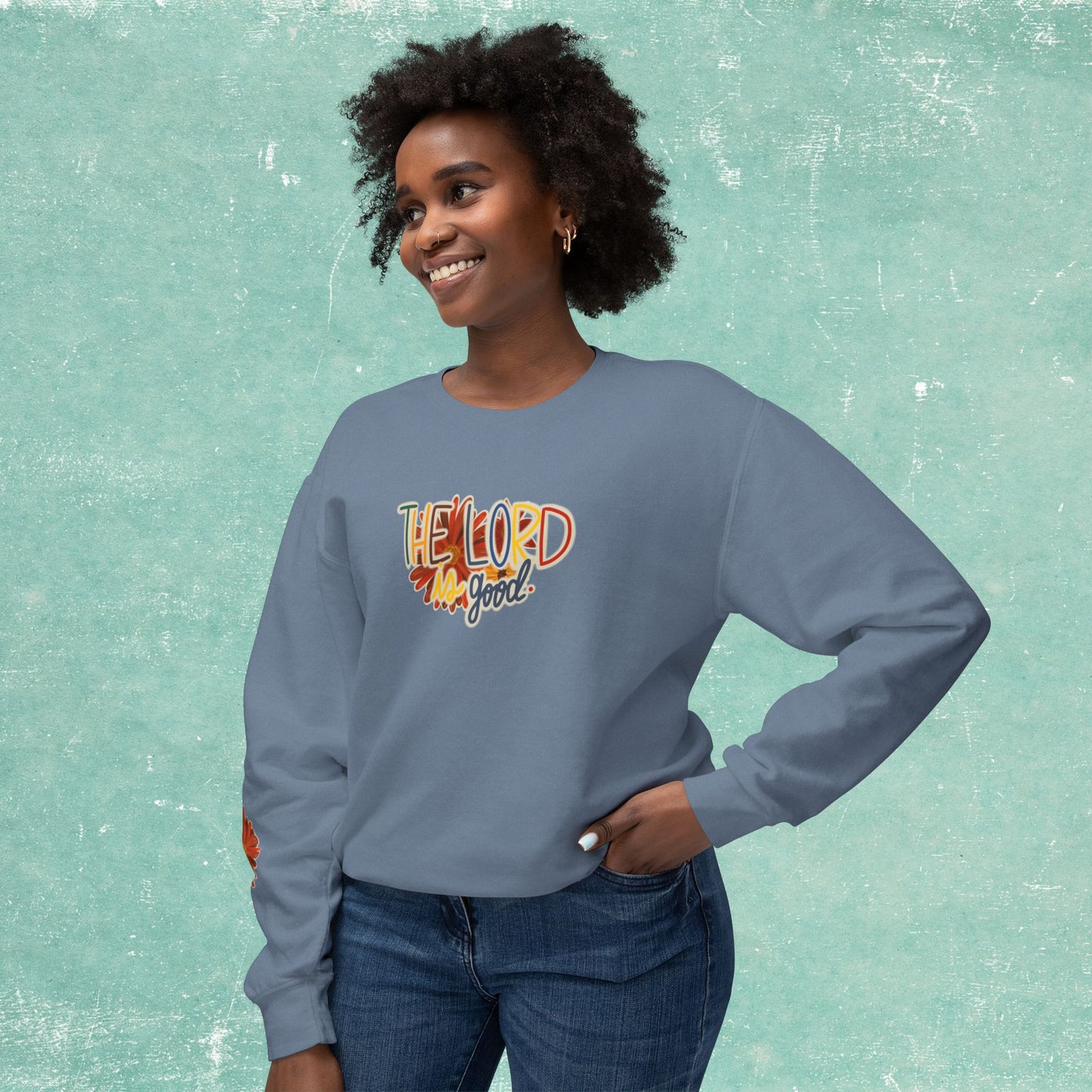 'The Lord is Good' Lightweight Sweatshirt