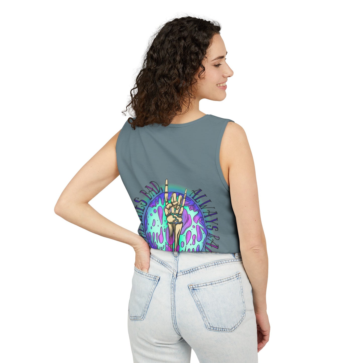 Unisex 'Always Rad' Garment-Dyed Tank Top