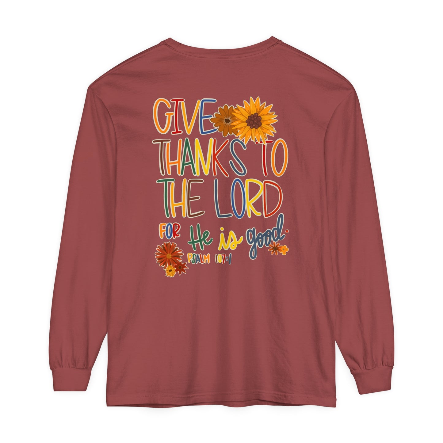 'The Lord is good' Long Sleeve T-Shirt