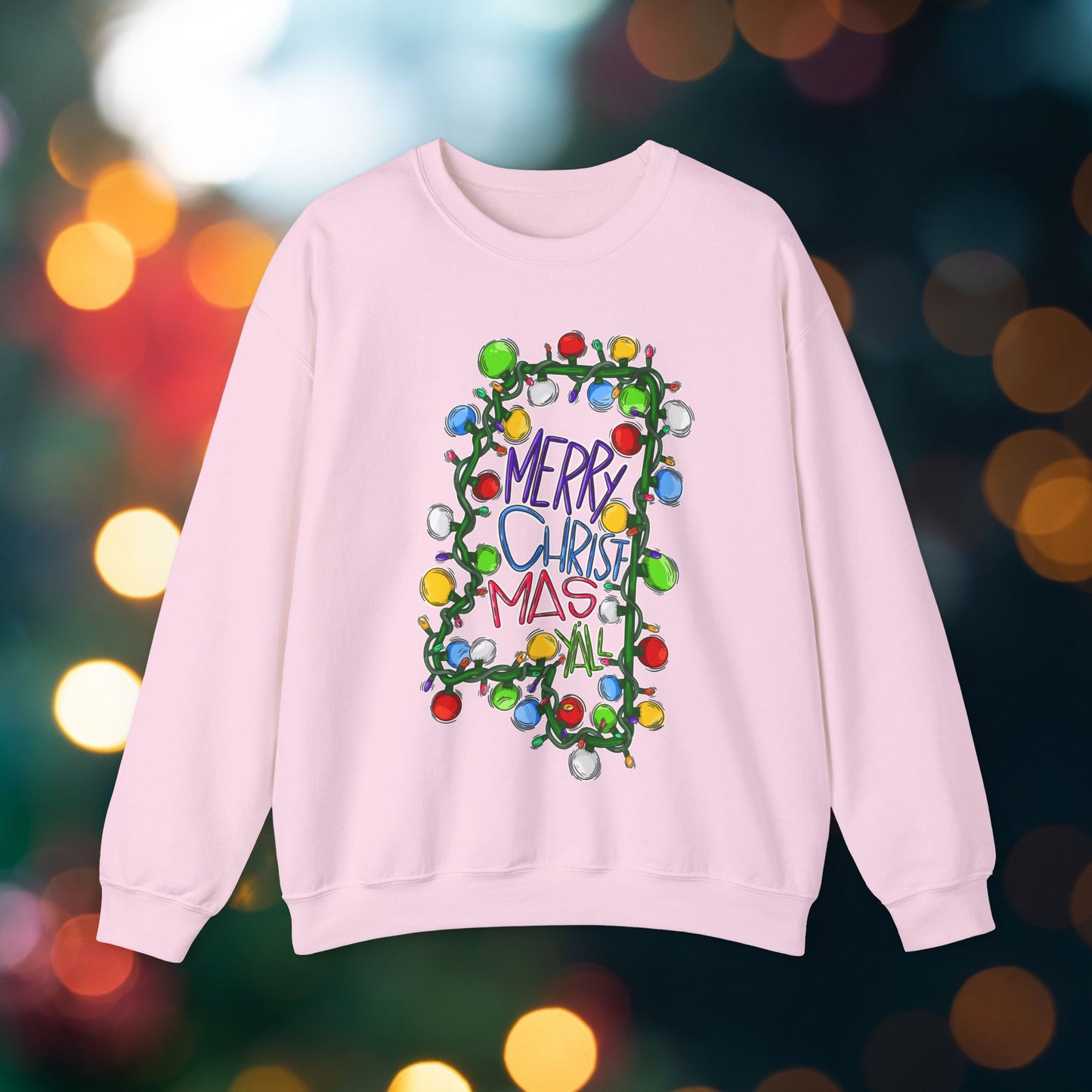 Merry Christmas Y'all Mississippi Sweatshirt