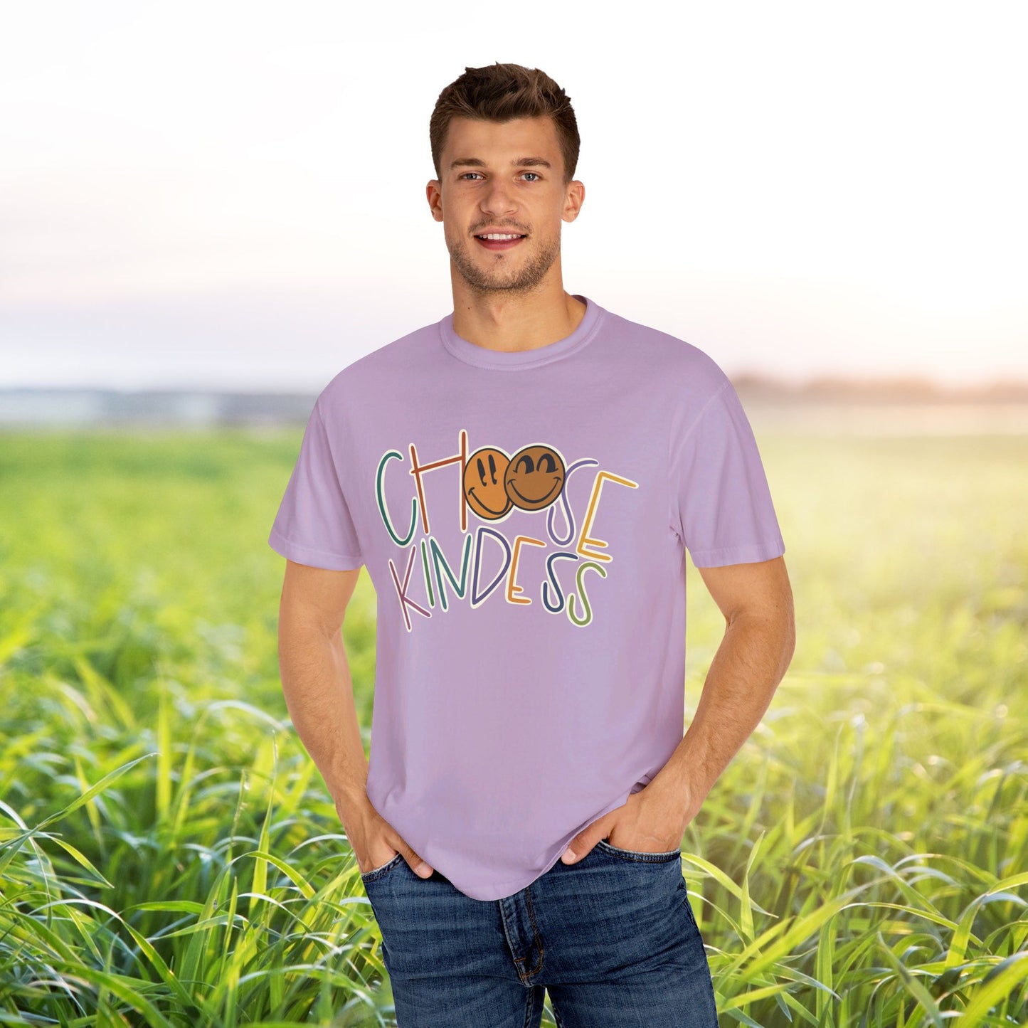Unisex Choose Kindness Smiley T-shirt