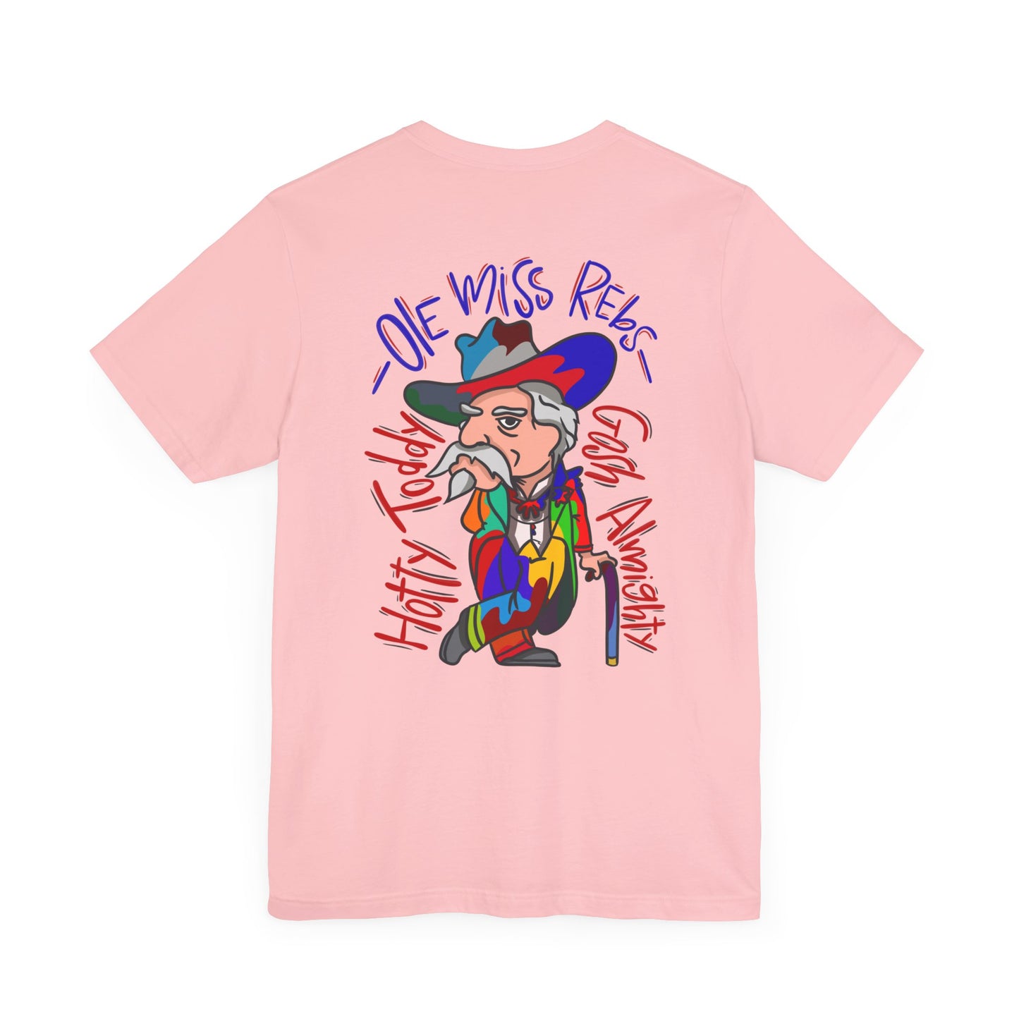 Ole Miss ColorSplash Colonel Reb T-Shirt