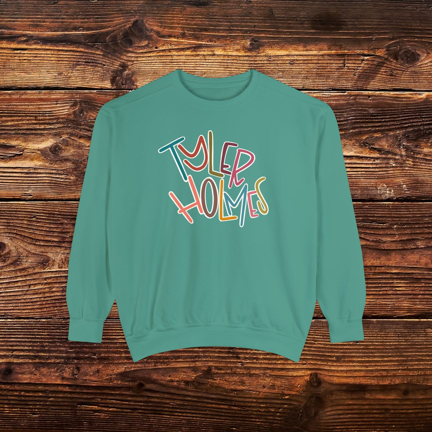 Women's Multi-Colored Tyler Holmes Garment-Dyed Sweatshirt