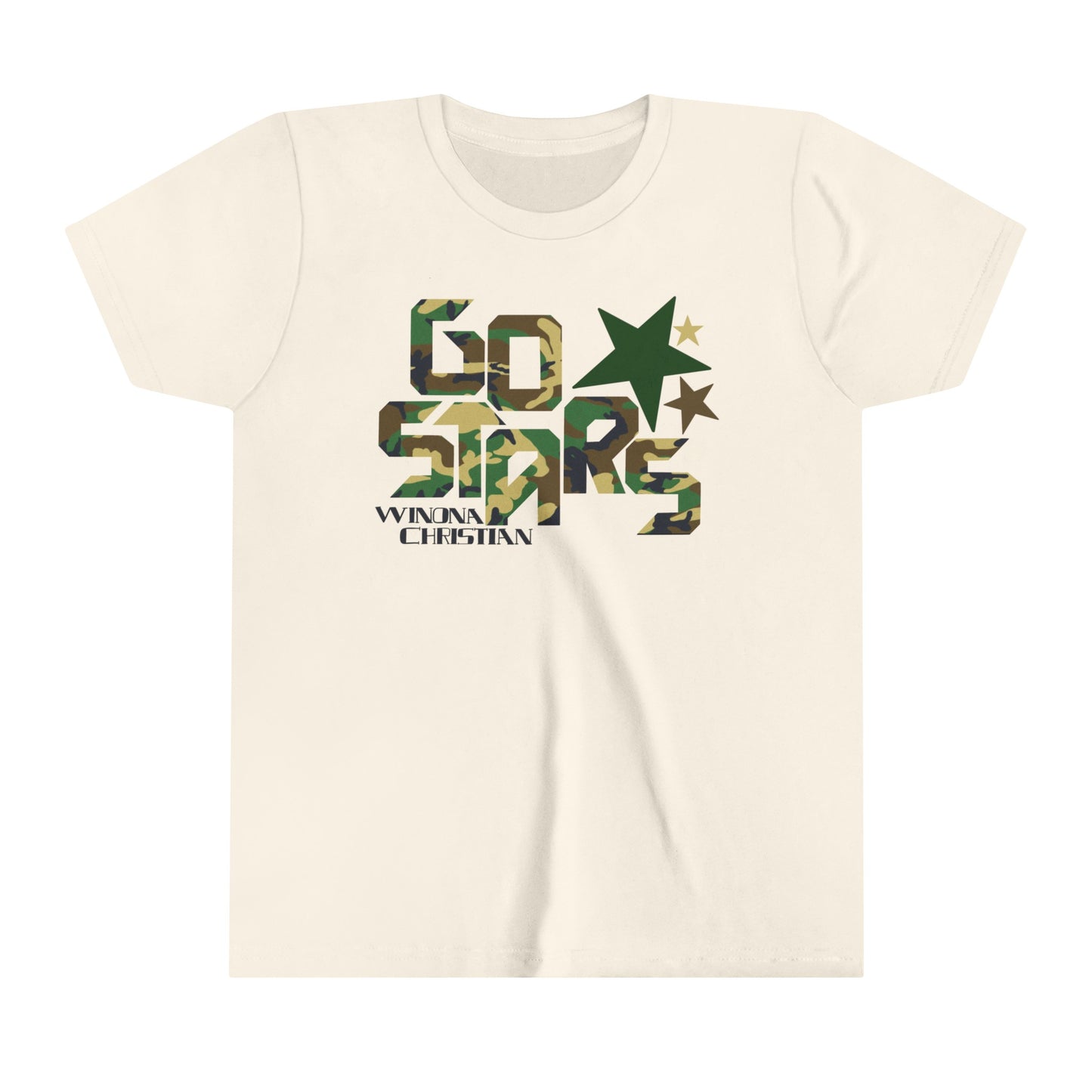 Youth 'Go Stars' in Camo T-shirt
