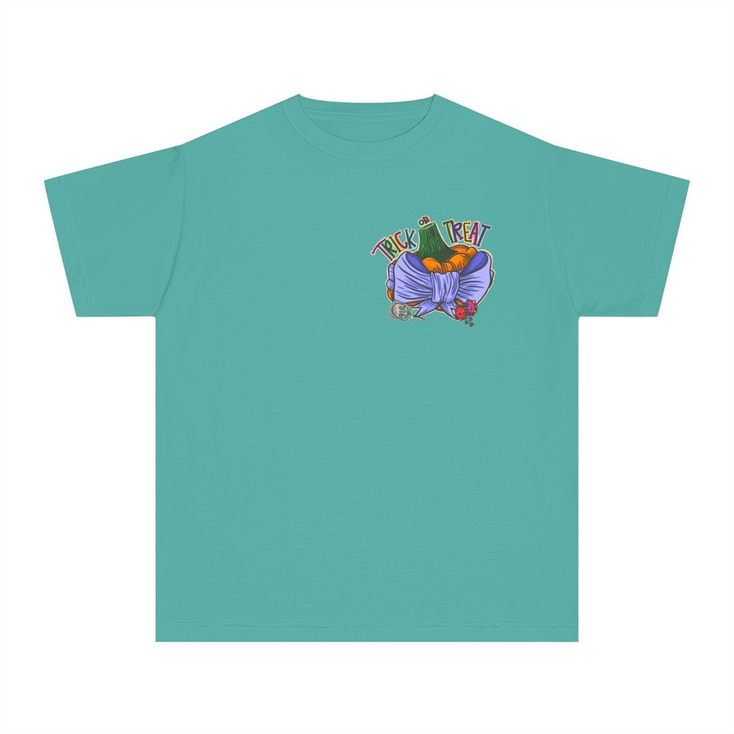 Youth Girls Halloween T-Shirt - Comfort Colors