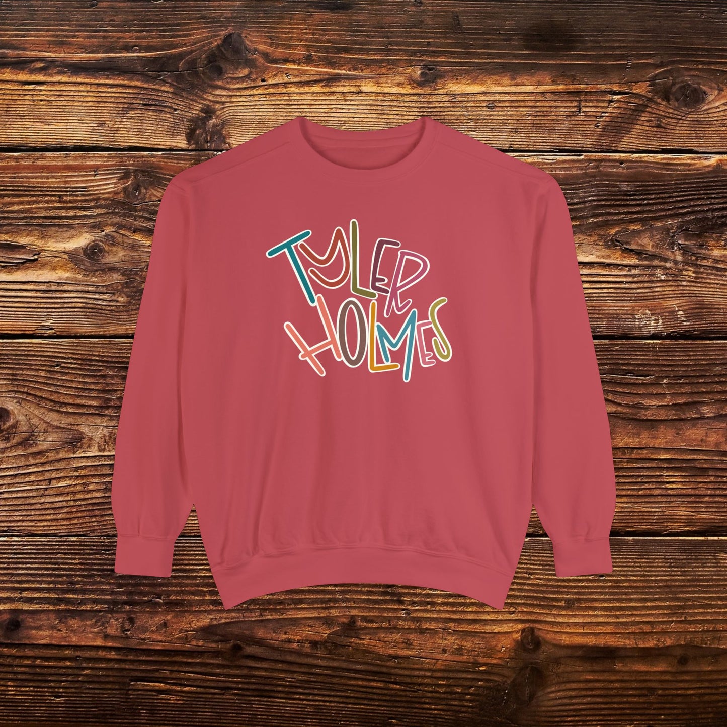 Women's Multi-Colored Tyler Holmes Garment-Dyed Sweatshirt