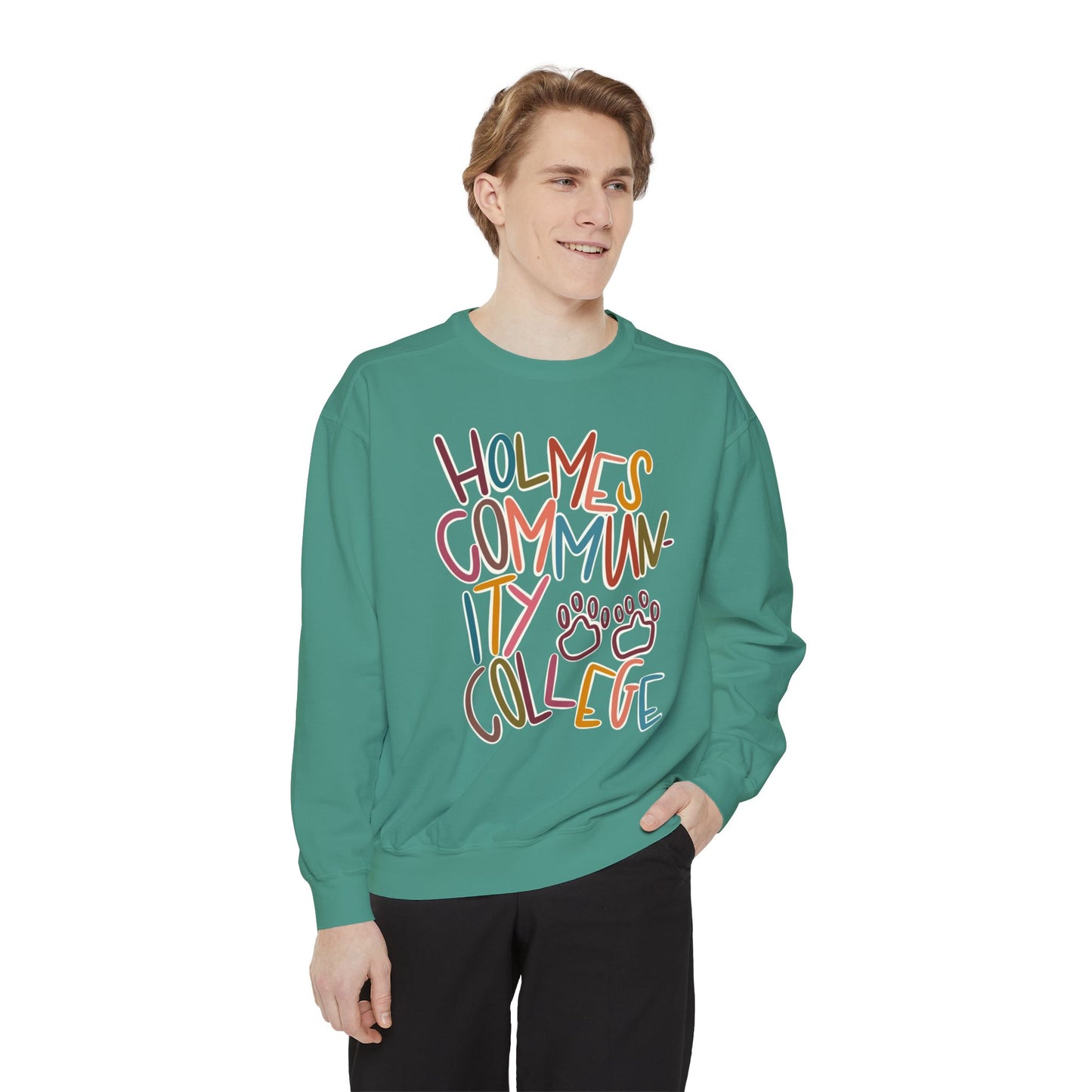 Women's Multi-Colored HCC Elementary Garment-Dyed Sweatshirt