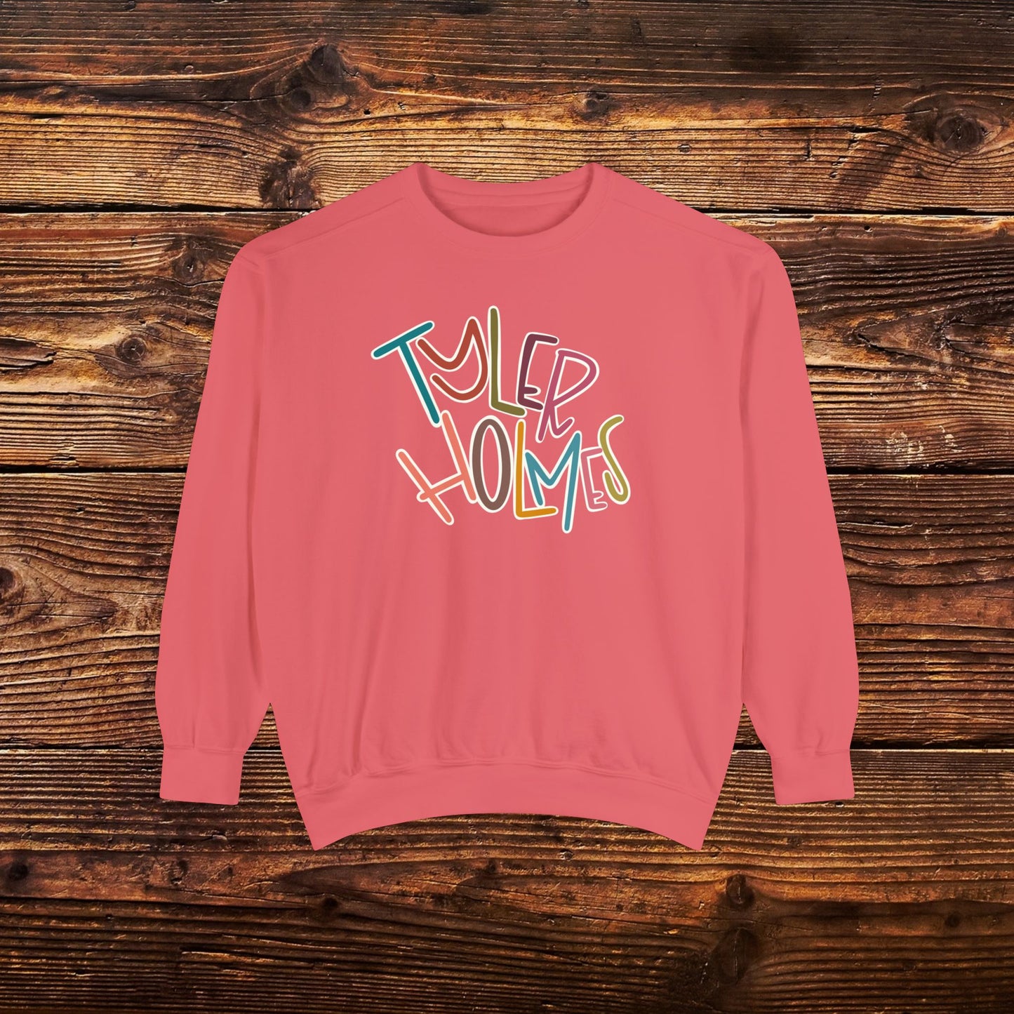 Women's Multi-Colored Tyler Holmes Garment-Dyed Sweatshirt