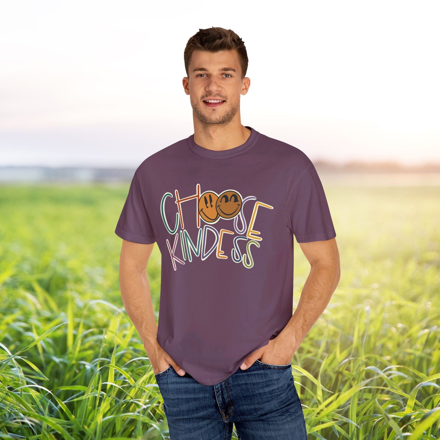 Unisex Choose Kindness Smiley T-shirt