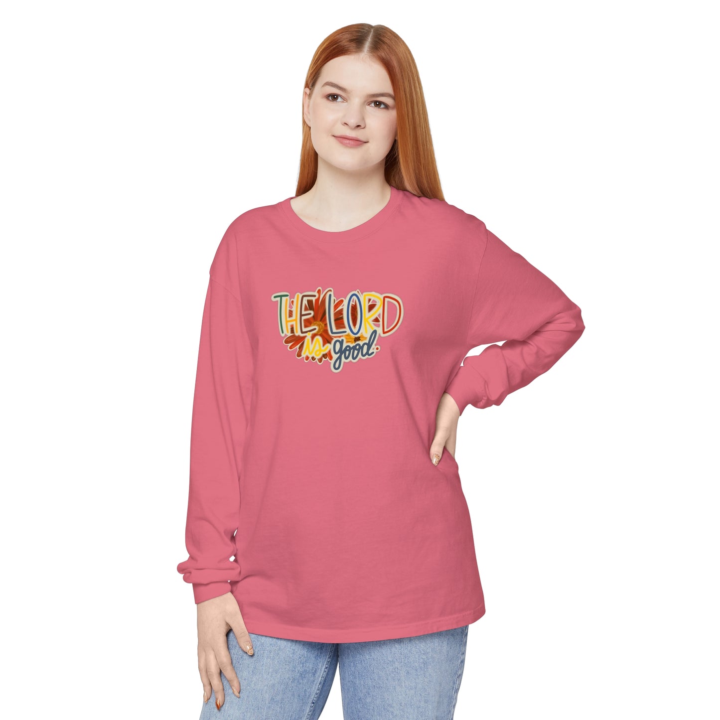 'The Lord is good' Long Sleeve T-Shirt