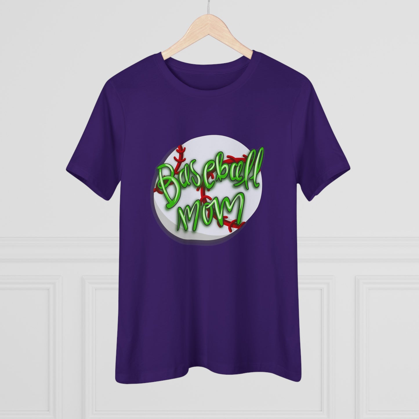Baseball Mom Cotton T-Shirt