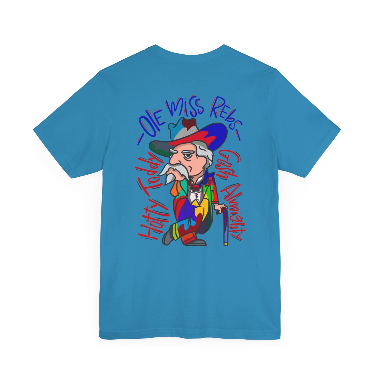 Ole Miss ColorSplash Colonel Reb T-Shirt