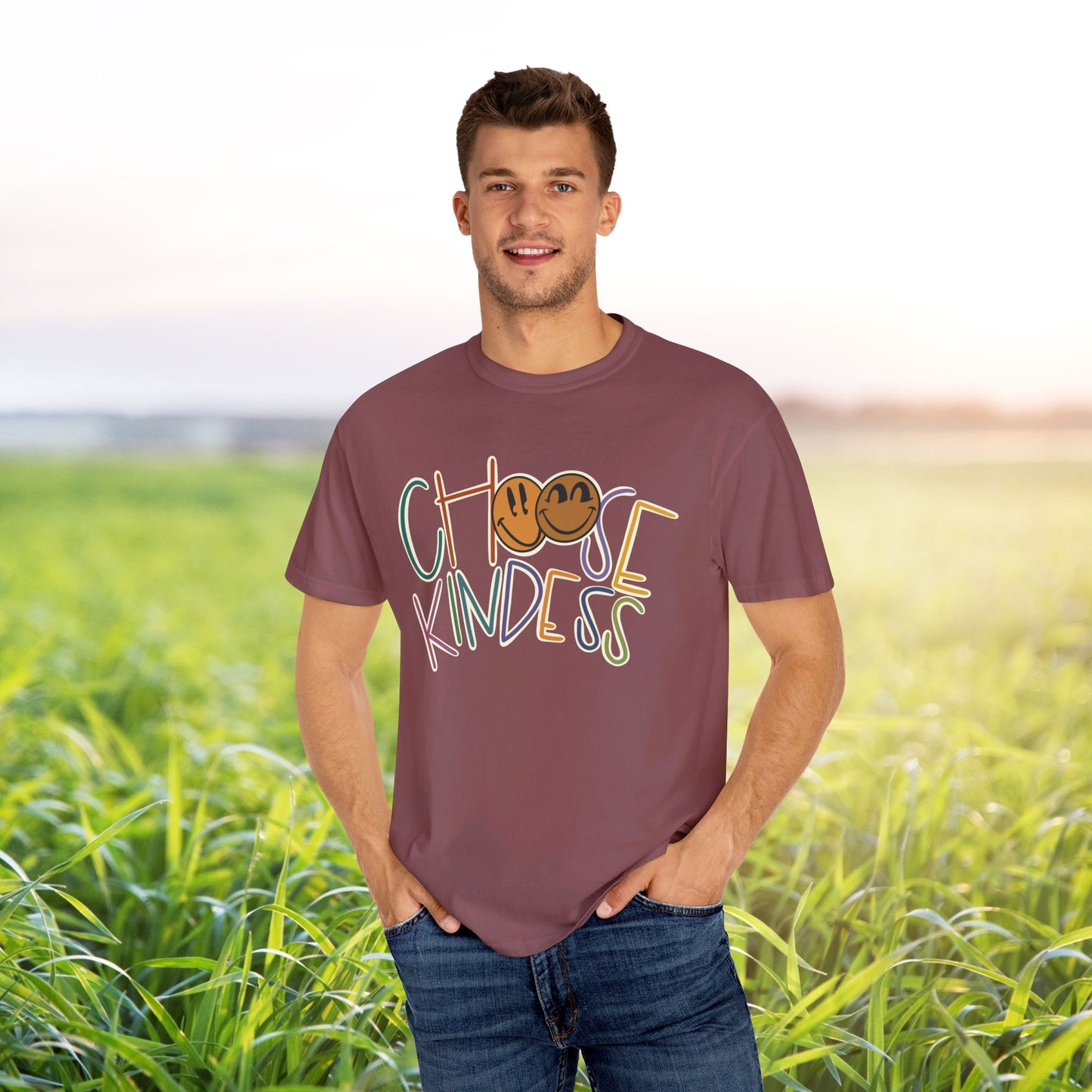 Unisex Choose Kindness Smiley T-shirt