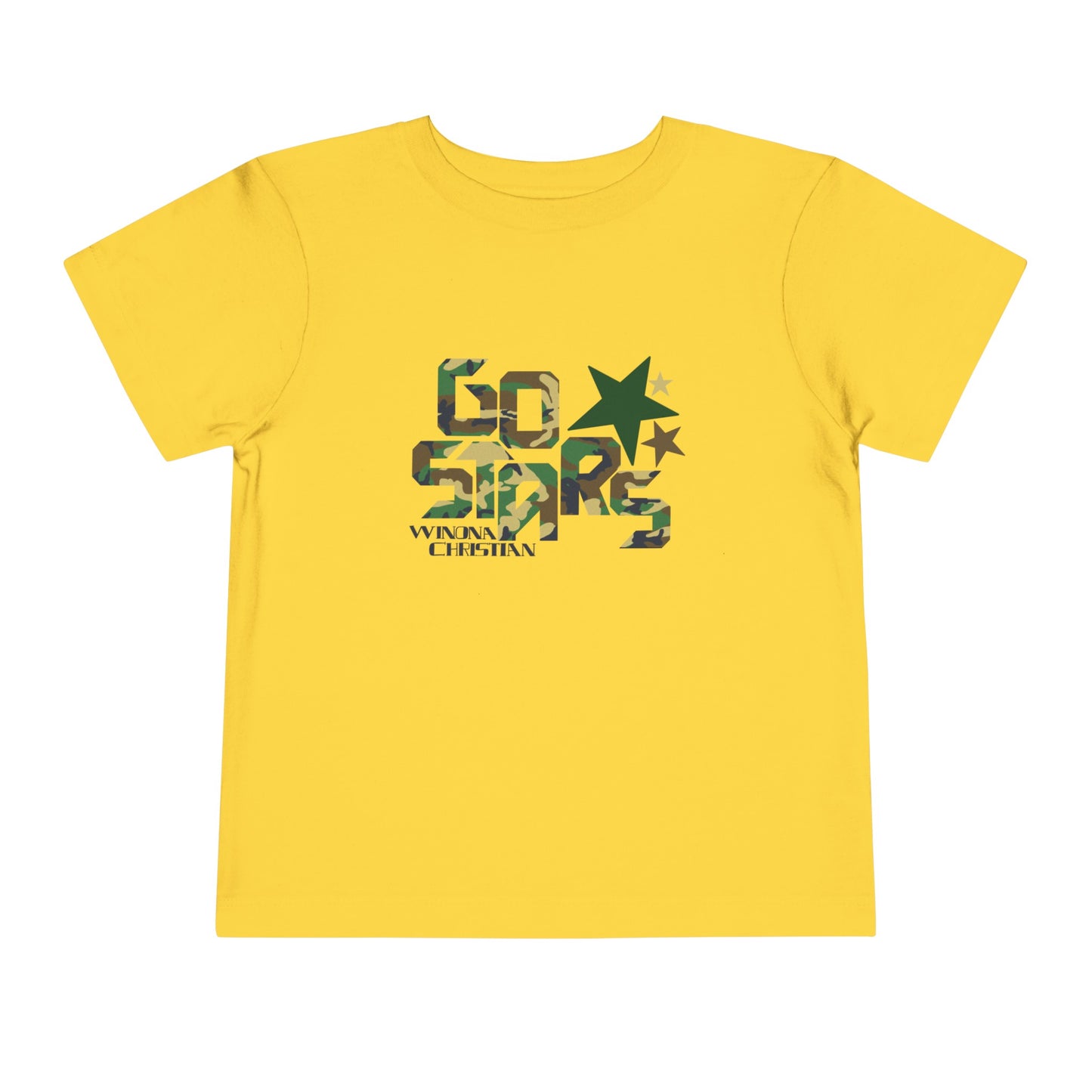 Toddler 'Go Stars' in Camo T-Shirt
