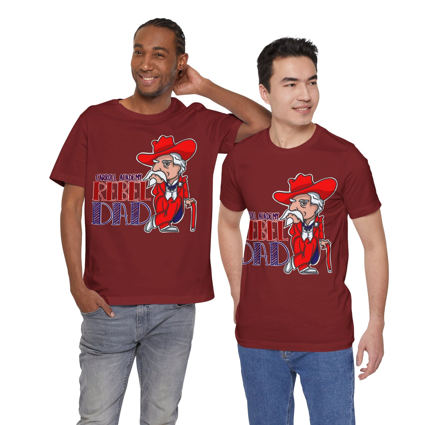 Colonel Reb Rebel Dad T-Shirt