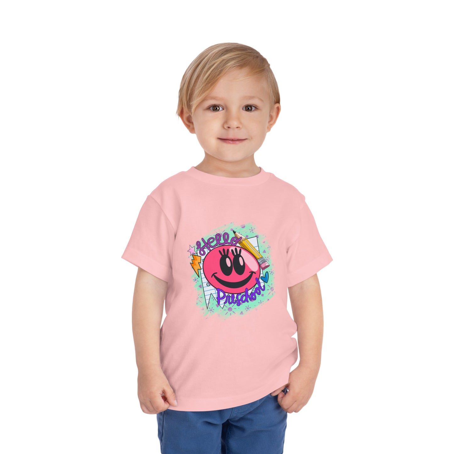 Hello Preschool and Hello Kindergarten Toddler T-Shirts