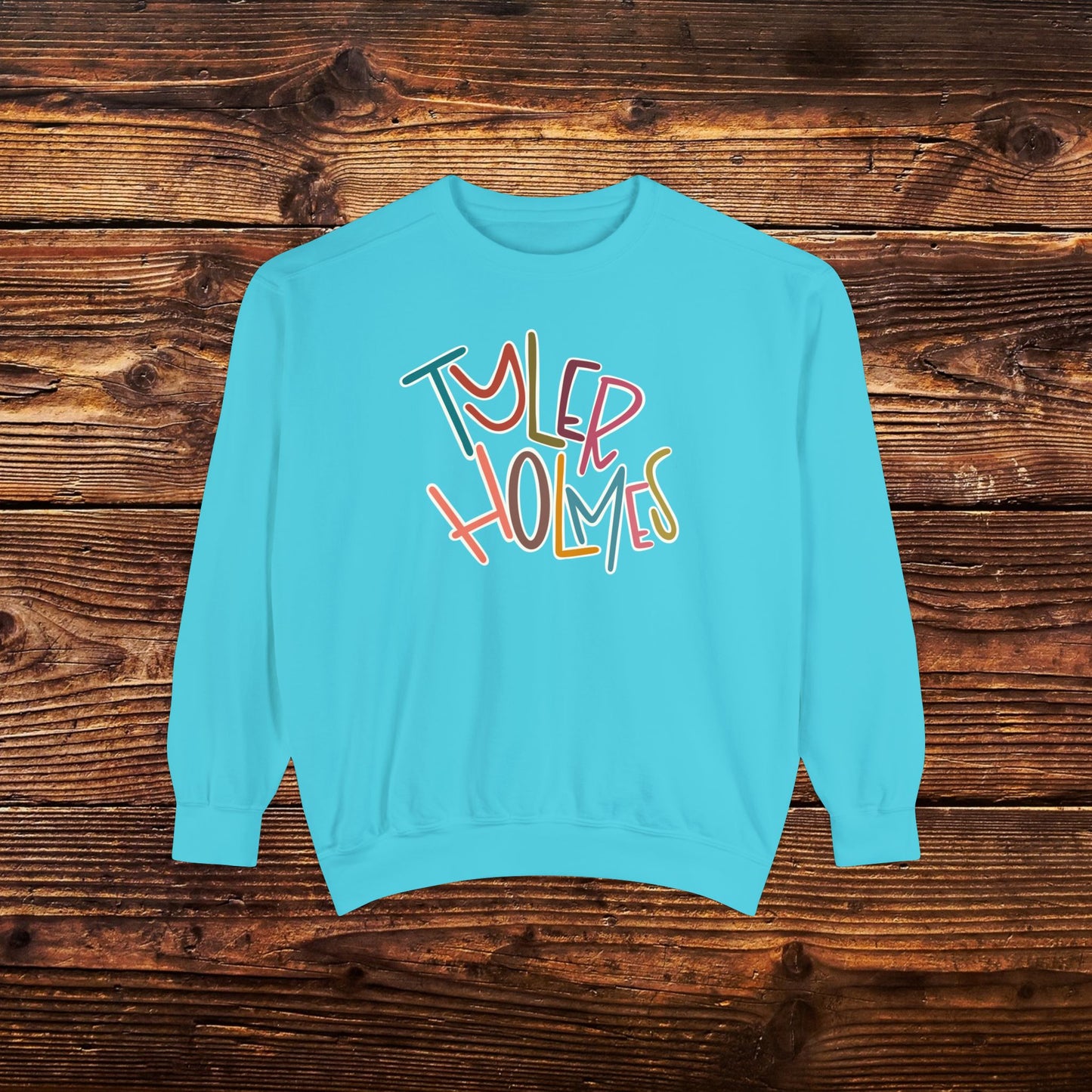 Women's Multi-Colored Tyler Holmes Garment-Dyed Sweatshirt