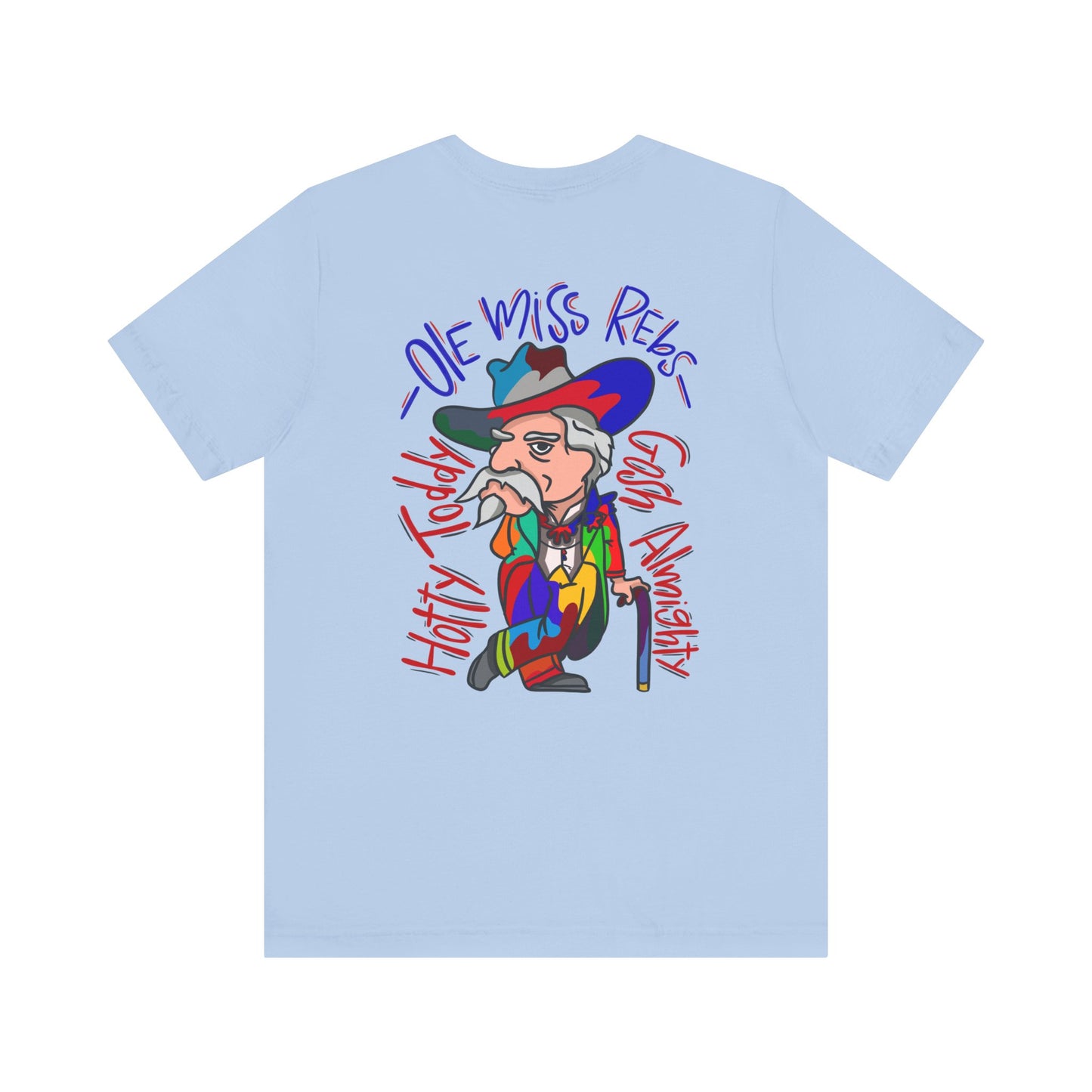 Ole Miss ColorSplash Colonel Reb T-Shirt
