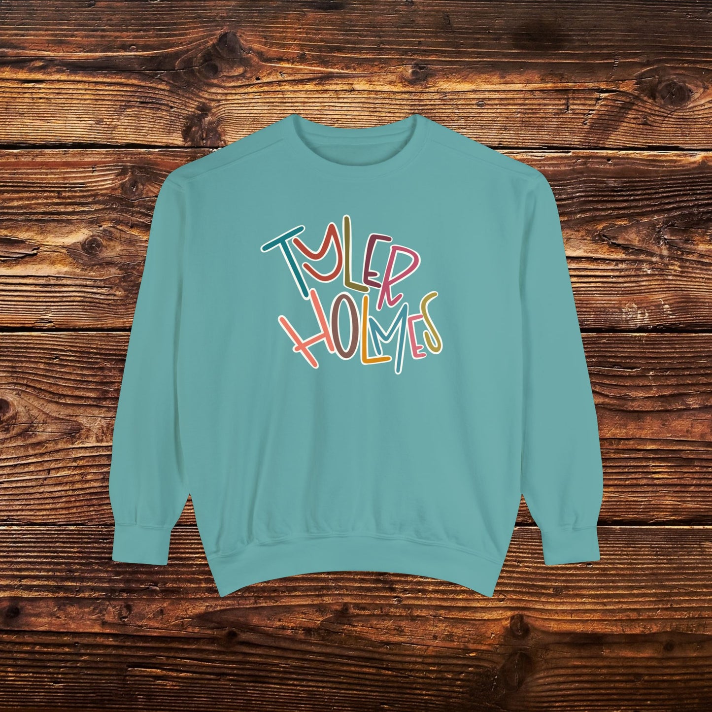 Women's Multi-Colored Tyler Holmes Garment-Dyed Sweatshirt