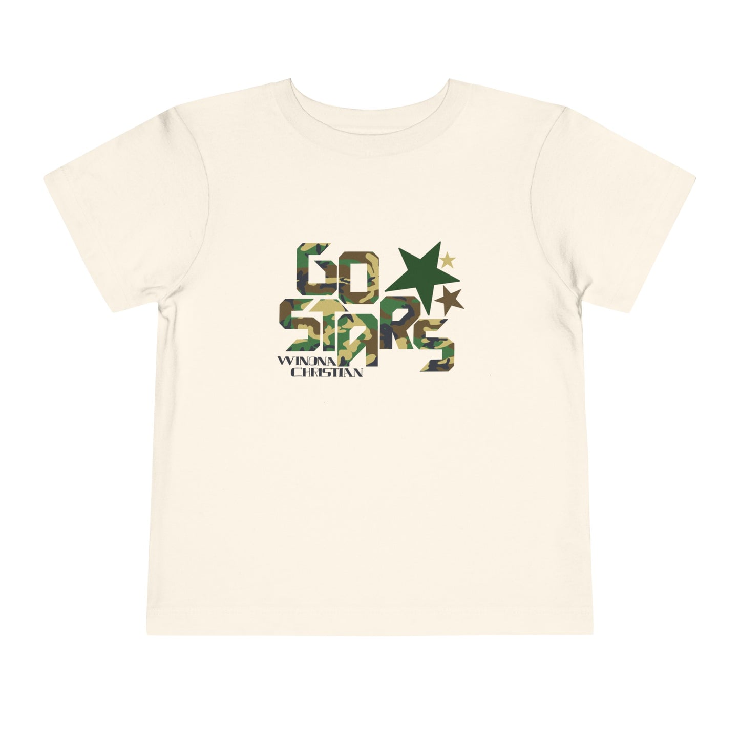Toddler 'Go Stars' in Camo T-Shirt