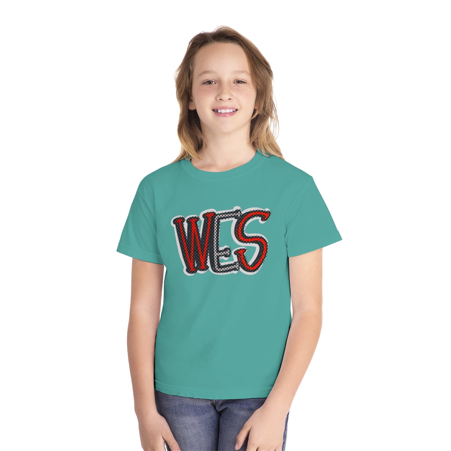 Girl’s Youth WES Halftone Tee