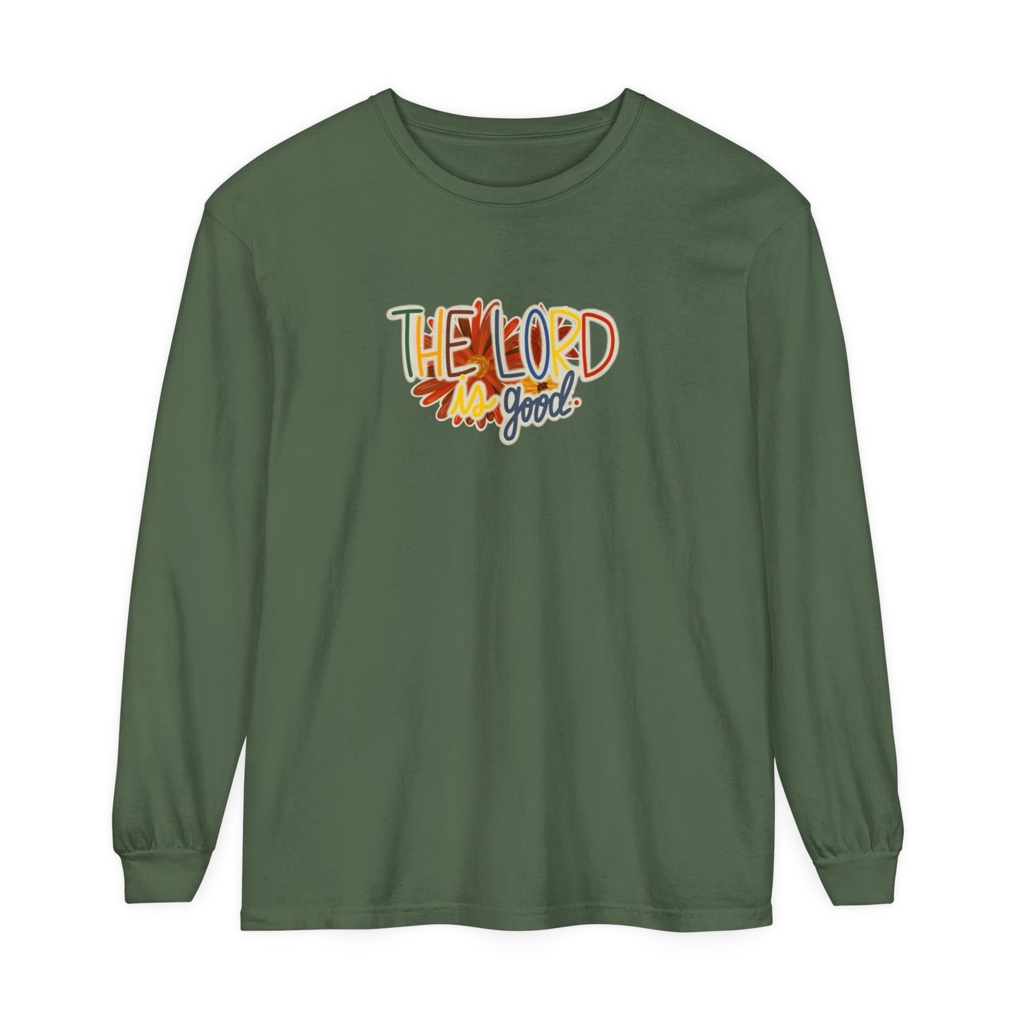 'The Lord is good' Long Sleeve T-Shirt