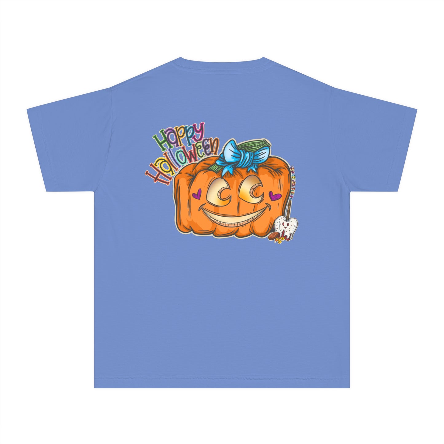 Youth Girls Halloween T-Shirt - Comfort Colors