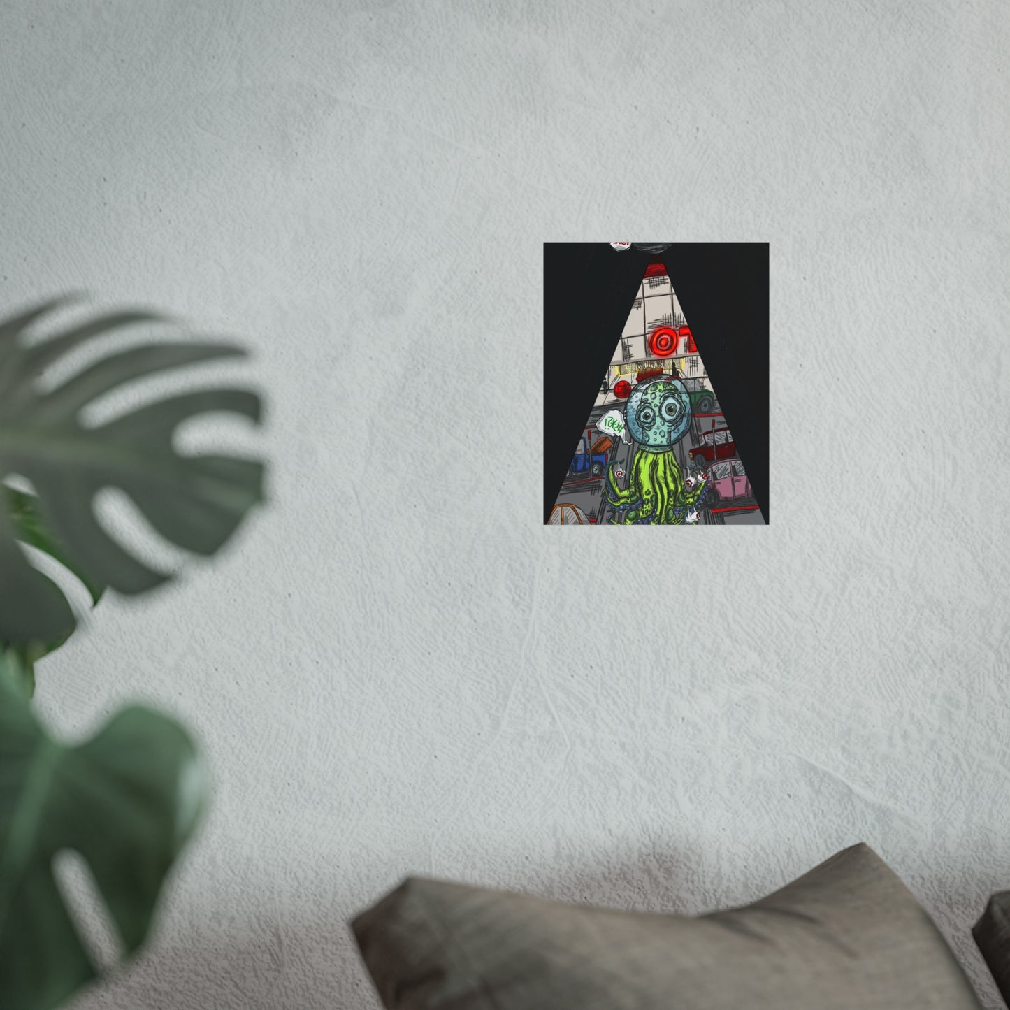 "Target Acquired" - Quirky Wall Decor for Art Enthusiasts