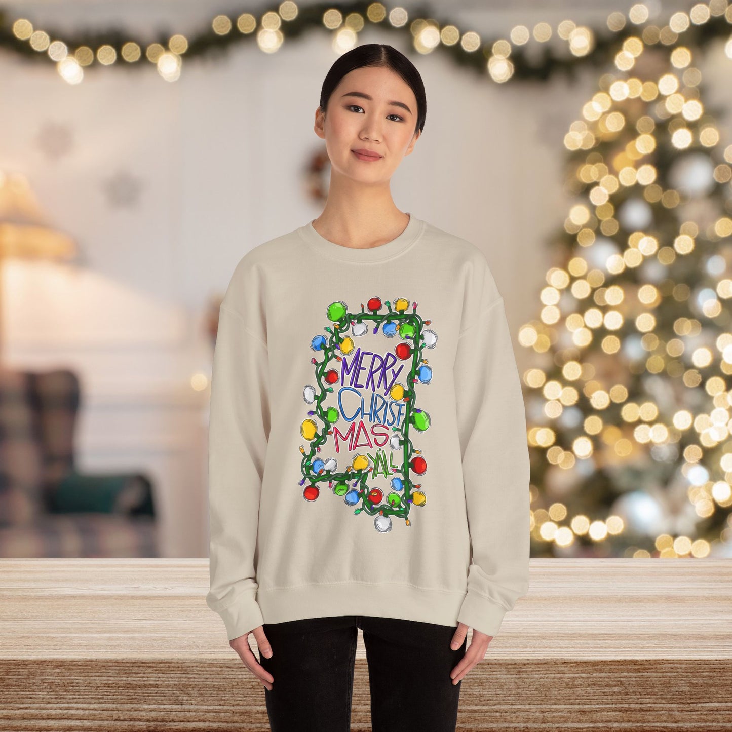 Merry Christmas Y'all Mississippi Sweatshirt