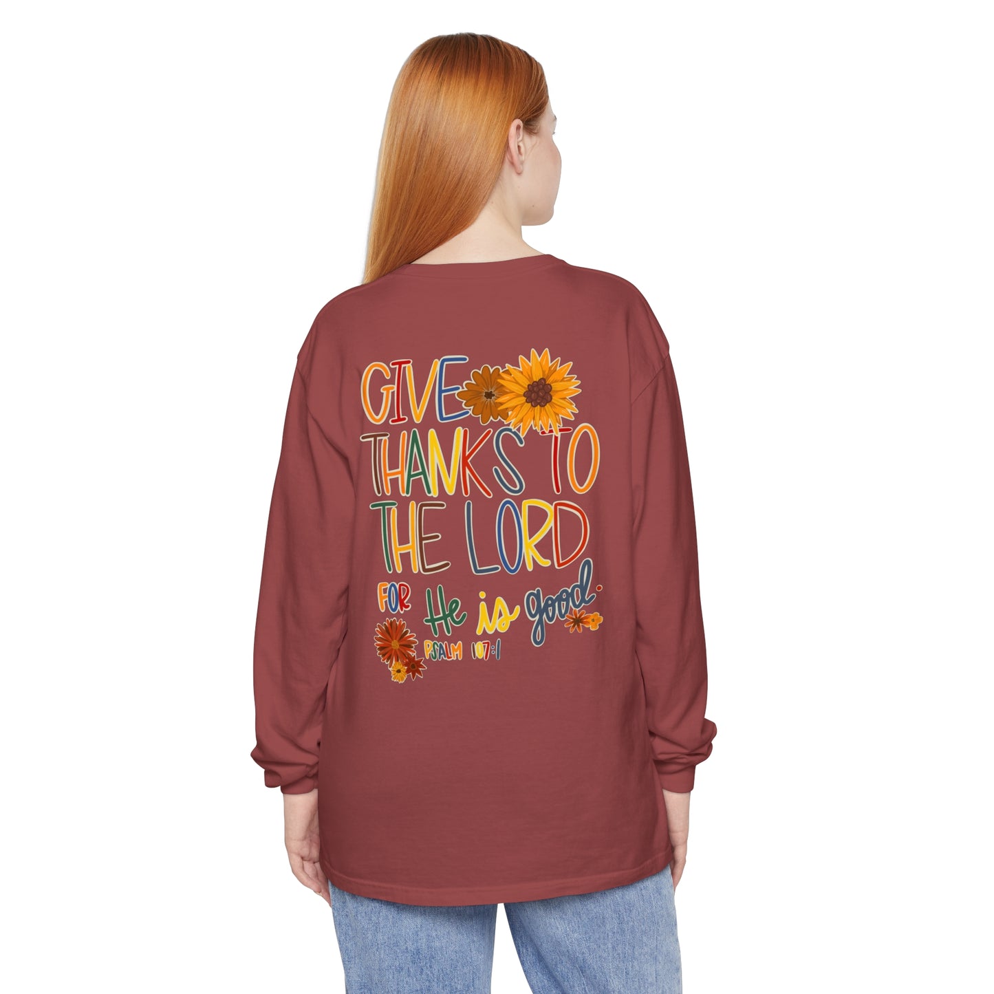 'The Lord is good' Long Sleeve T-Shirt