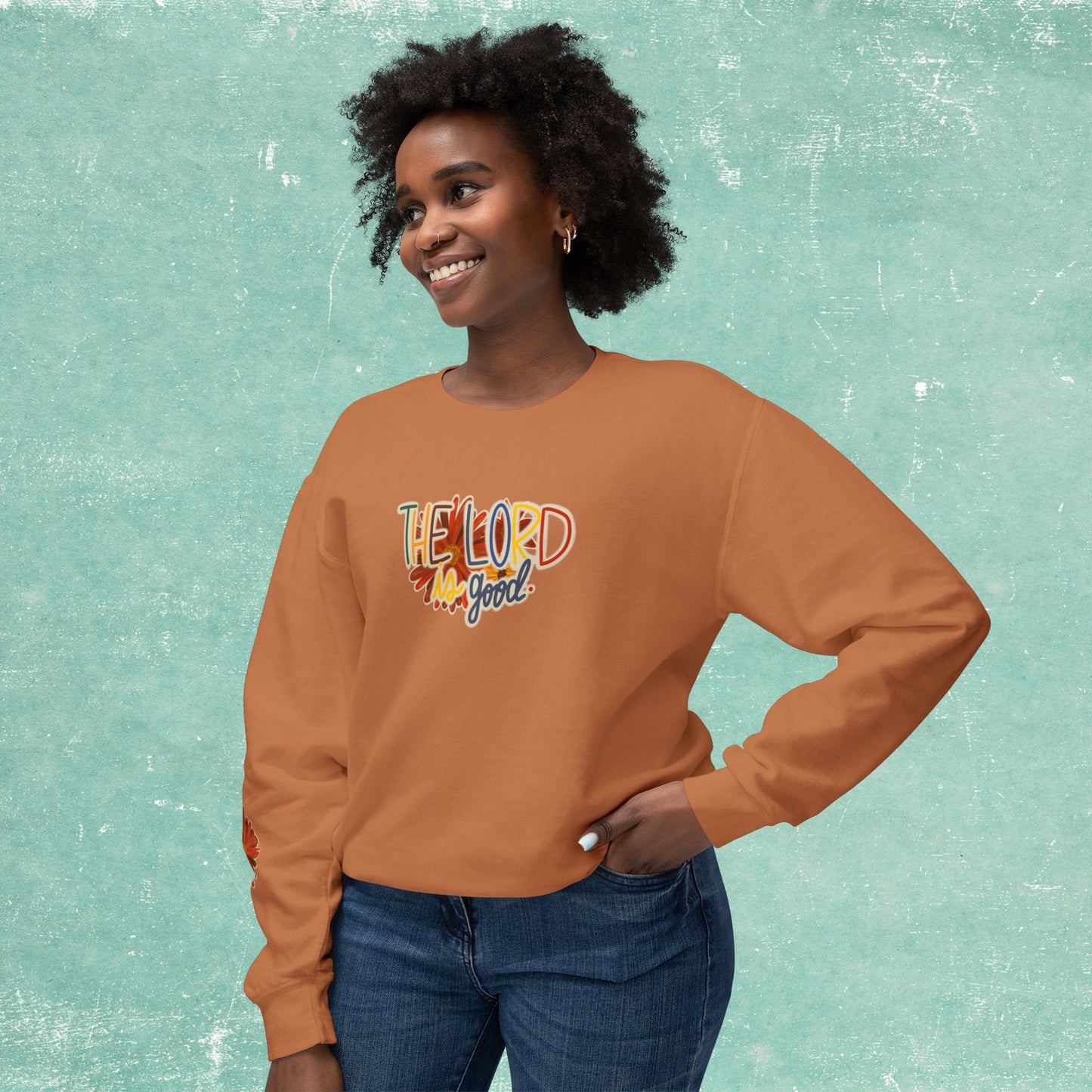 'The Lord is Good' Lightweight Sweatshirt