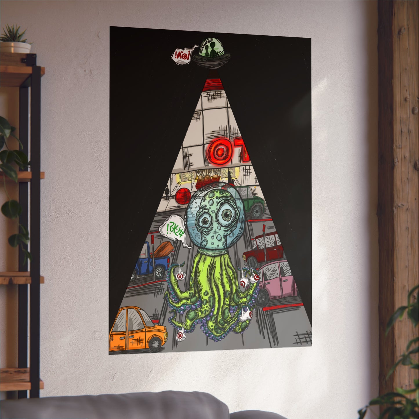 "Target Acquired" - Quirky Wall Decor for Art Enthusiasts