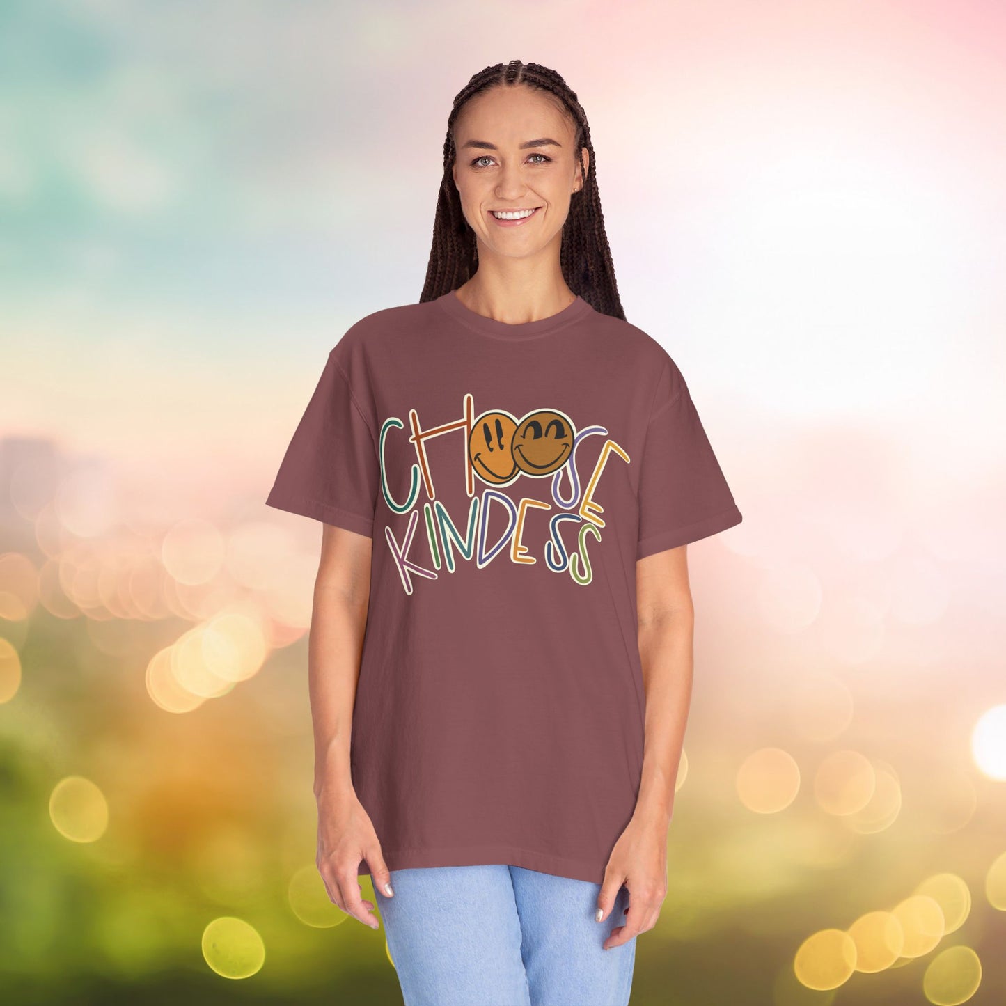 Unisex Choose Kindness Smiley T-shirt