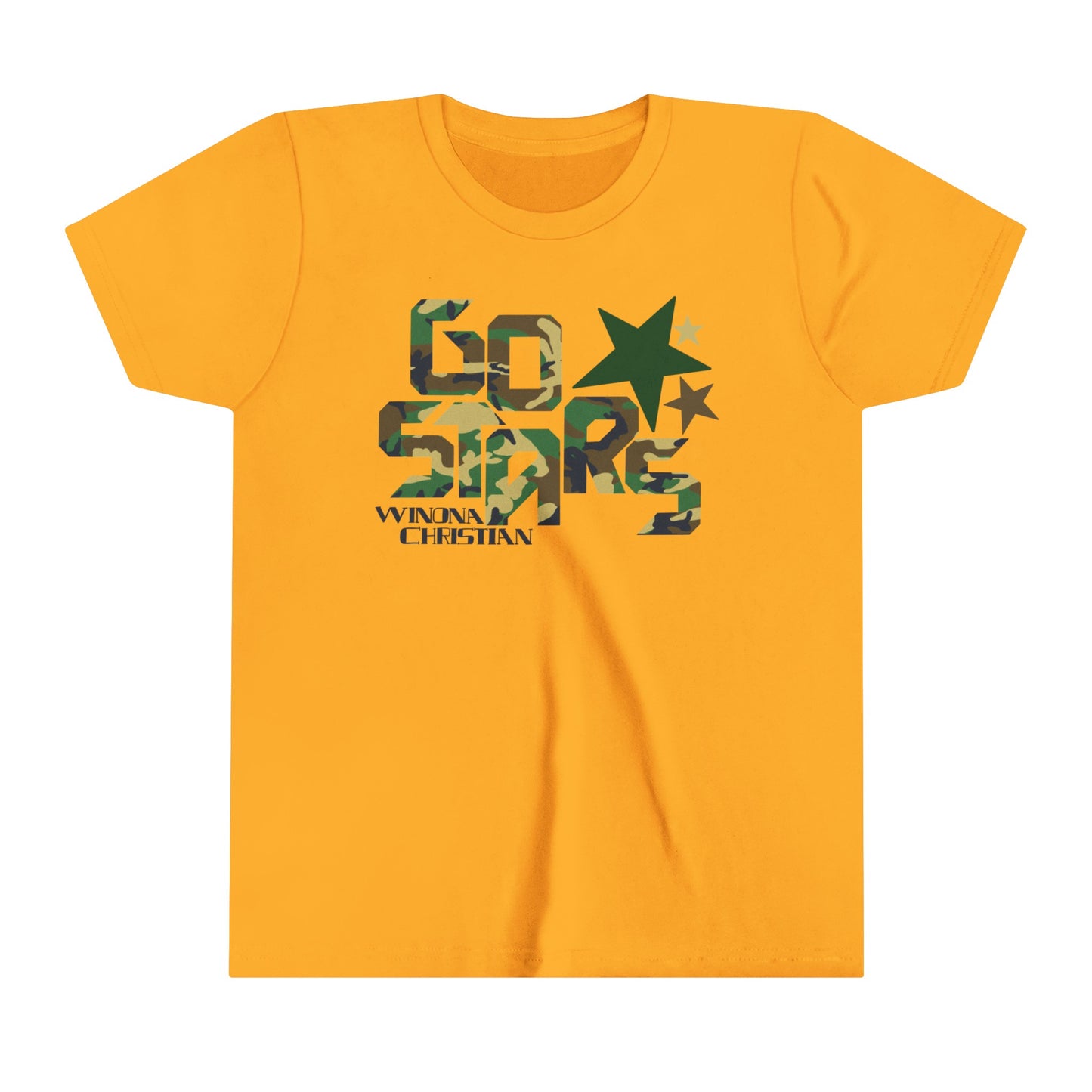 Youth 'Go Stars' in Camo T-shirt