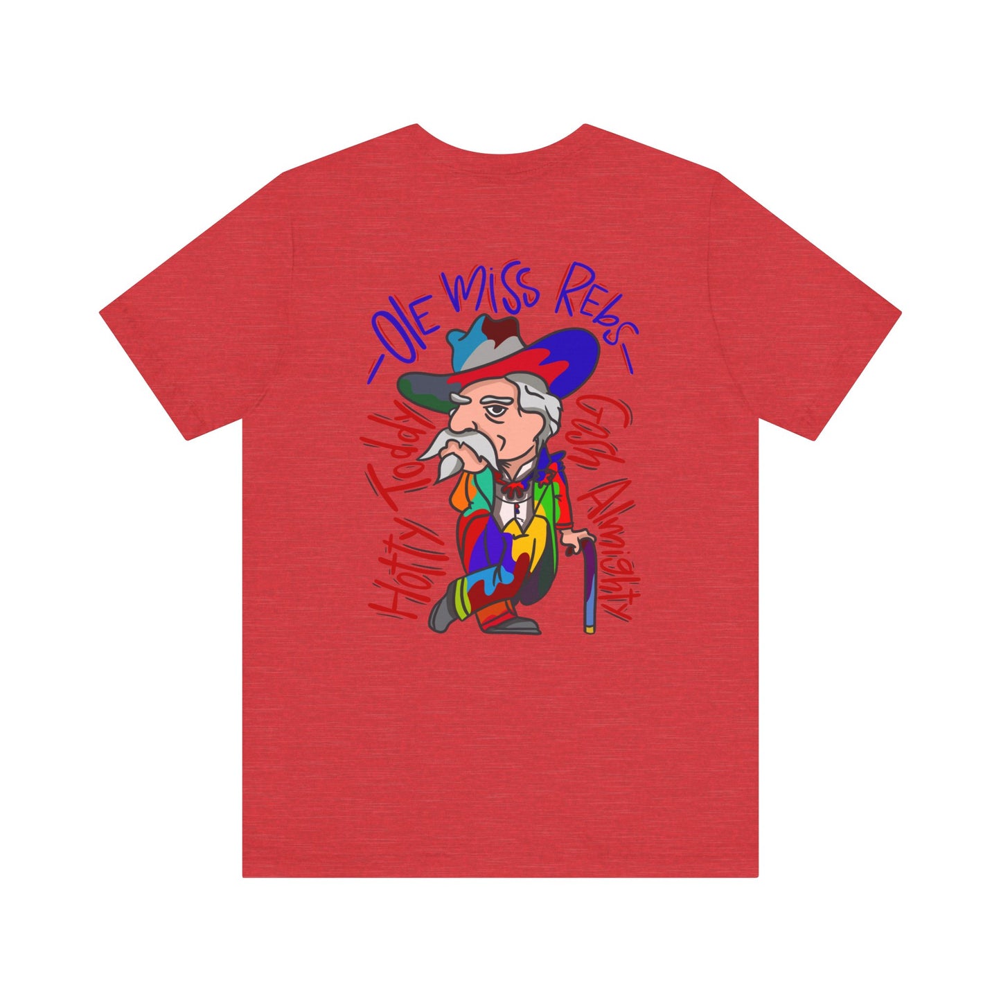 Ole Miss ColorSplash Colonel Reb T-Shirt