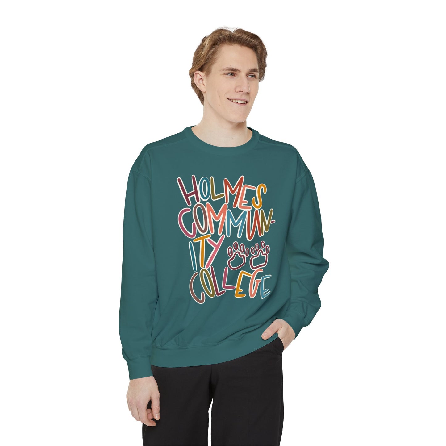 Women's Multi-Colored HCC Elementary Garment-Dyed Sweatshirt