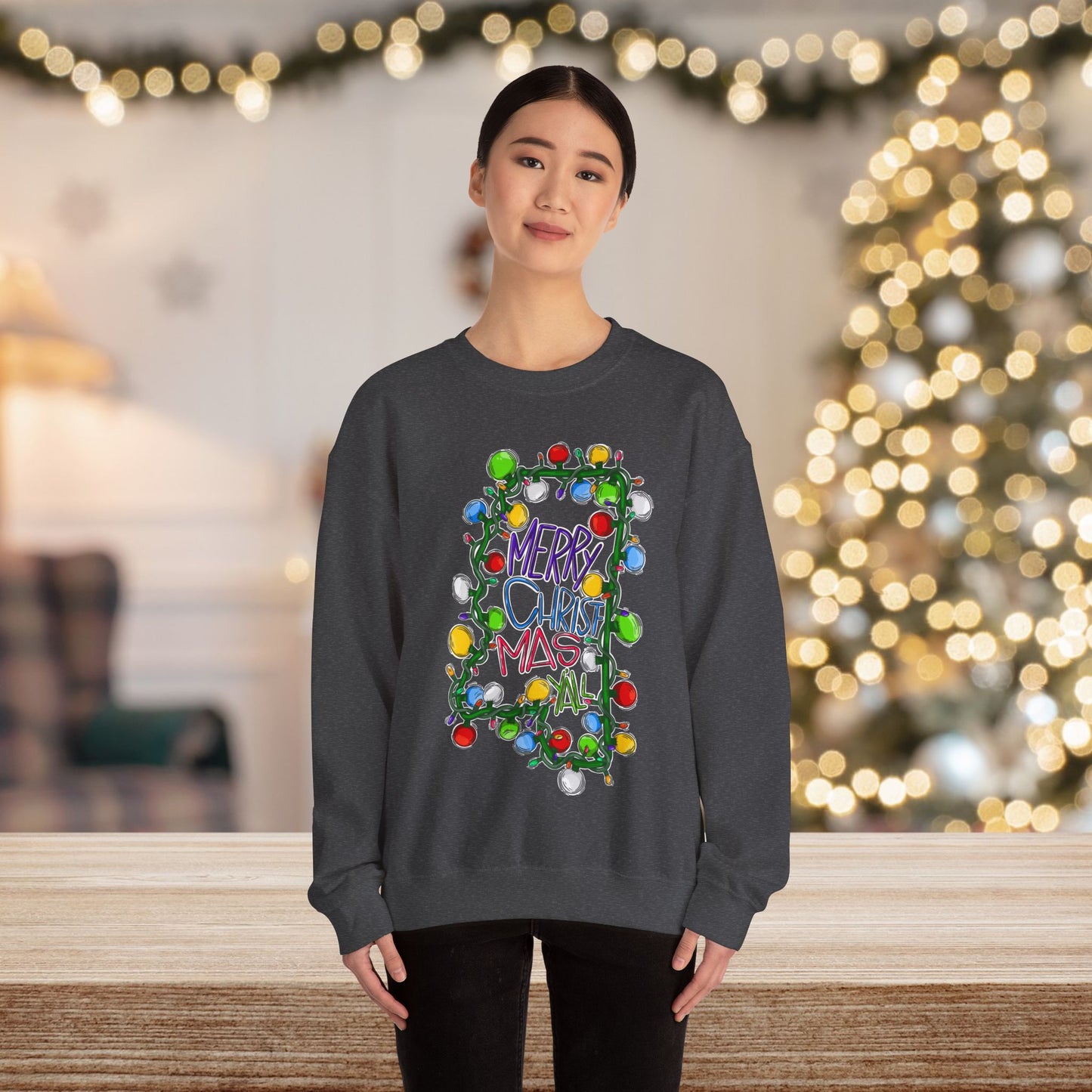 Merry Christmas Y'all Mississippi Sweatshirt