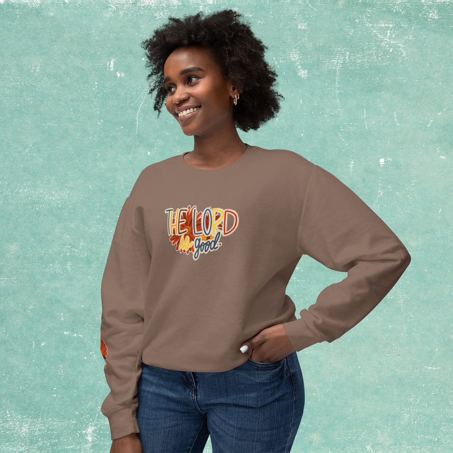 'The Lord is Good' Lightweight Sweatshirt