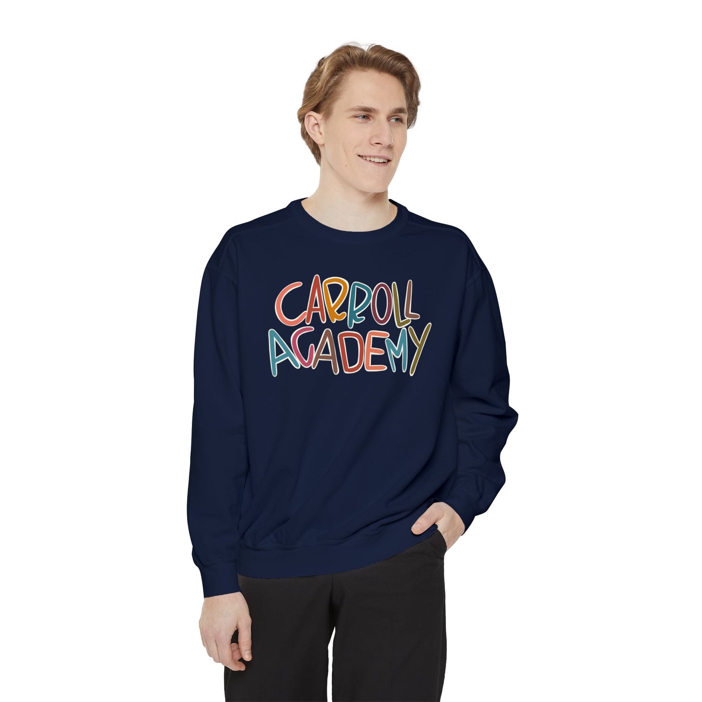 Women's Multi-Colored Carroll Academy Garment-Dyed Sweatshirt
